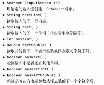 Scanner使用的输入方法