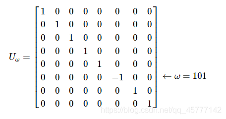 三量子比特选择矩阵